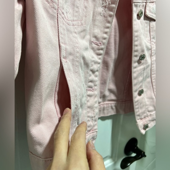Zara Girls Denim Jacket Size 9 - Picture 7 of 9